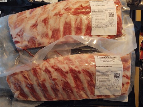 Pork Loin Baby Back Ribs