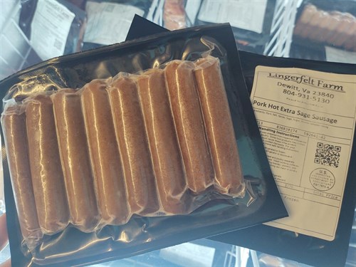 Pork Breakfast Links - Hot Extra Sage