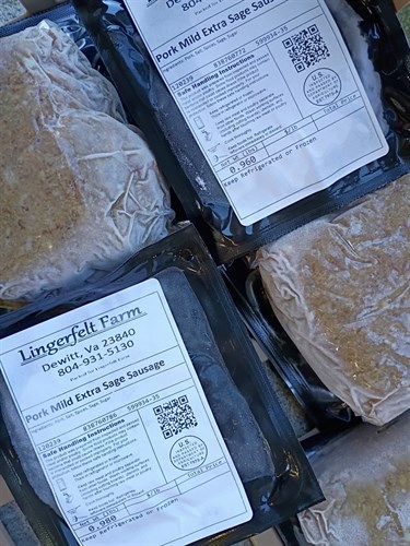 Pork Ground Sausage - Mild Extra Sage