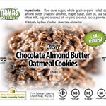 Chocolate ALMOND Butter Oatmeal Cookies Label